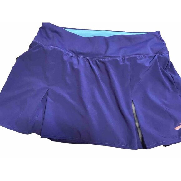 Brooks Womens Athletic Skirt Skort Size Medium Purple - Picture 2 of 5